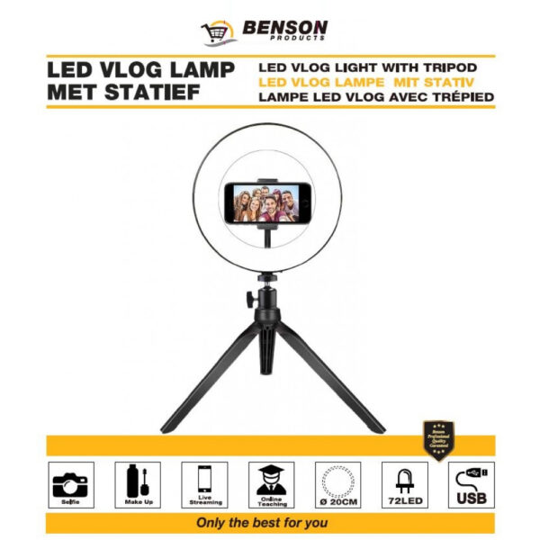 LED Ringlamp statiiviga - Image 2
